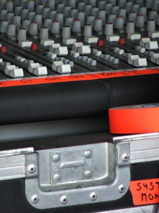 Orange Taped Sound Board